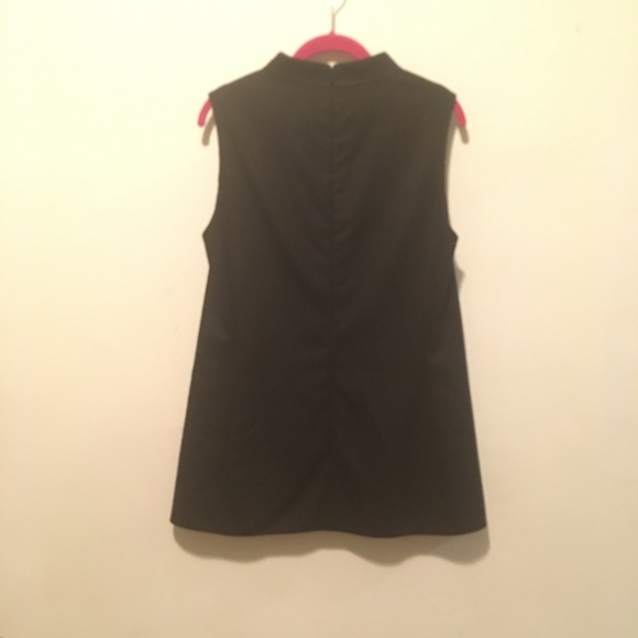 Gucci Black Wool Mock Neck Top 8 M - Picture 5 of 6